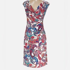 Lauren by Ralph Lauren Women Paisley Casual Dress size 10P